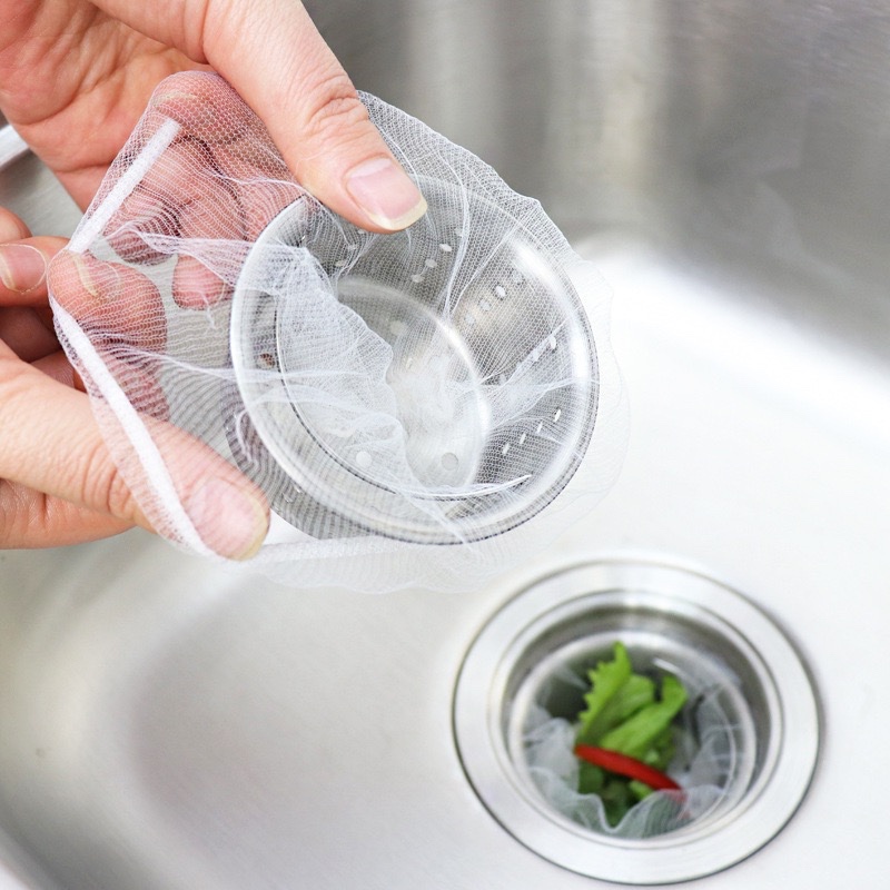 Disposable Kitchen Sink Filter Net (100pcs) | Drain Strainer Bag | Anti ...