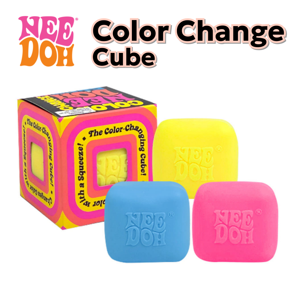 NeeDoh Color Change Cube [Korea Direct] - Groovy Glob Stress Ball ...