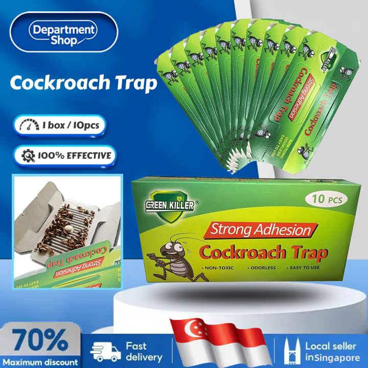Cockroach Killer Trap Strong Adhesion Glue Sticky Roach Traps Non-Toxic ...