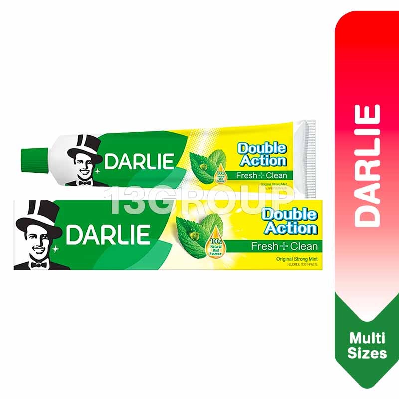 Darlie Double Action Toothpaste / Dual Power Natural Mint Active ...