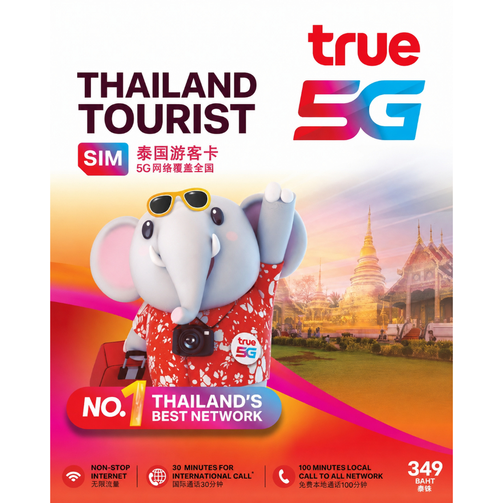 Thailand Sim Card Unlimited Data + Call (Truemove) | Shopee Singapore