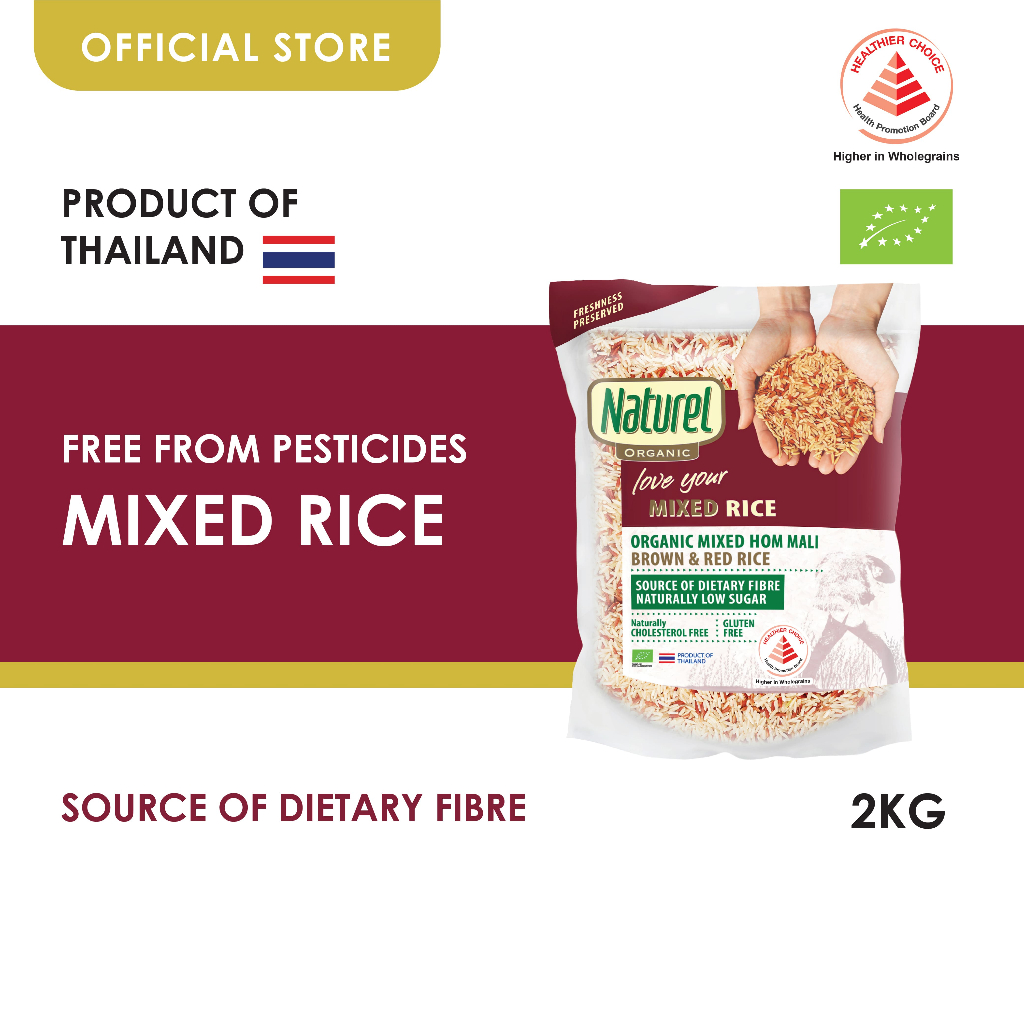 Naturel Organic Mixed Rice, 2kg | Shopee Singapore