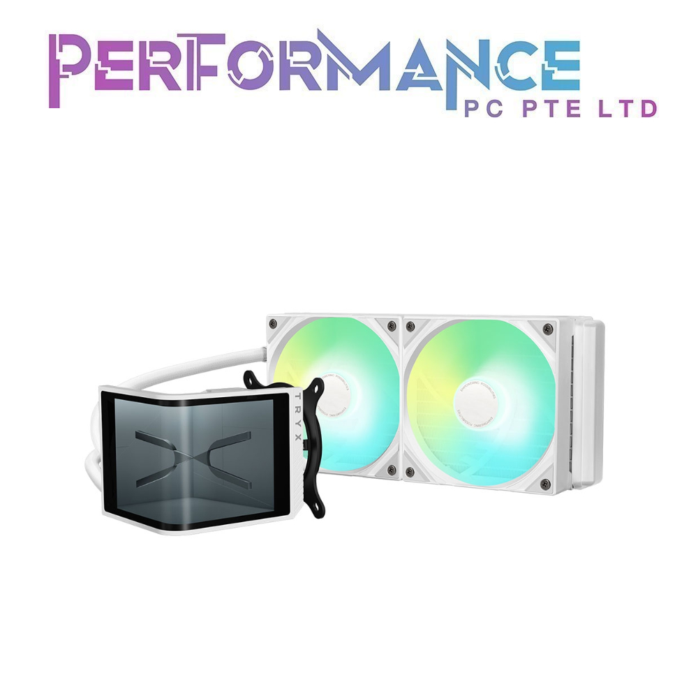 TRYX PANORAMA SE 240/ 360 ARGB Liquid Cooler Black / White (6