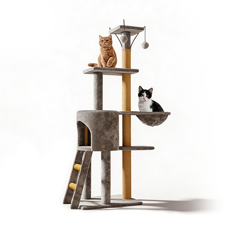 PAPI Cat Tree Cat Condo Cat House Cat Tower Little Cat Tree Scratching ...