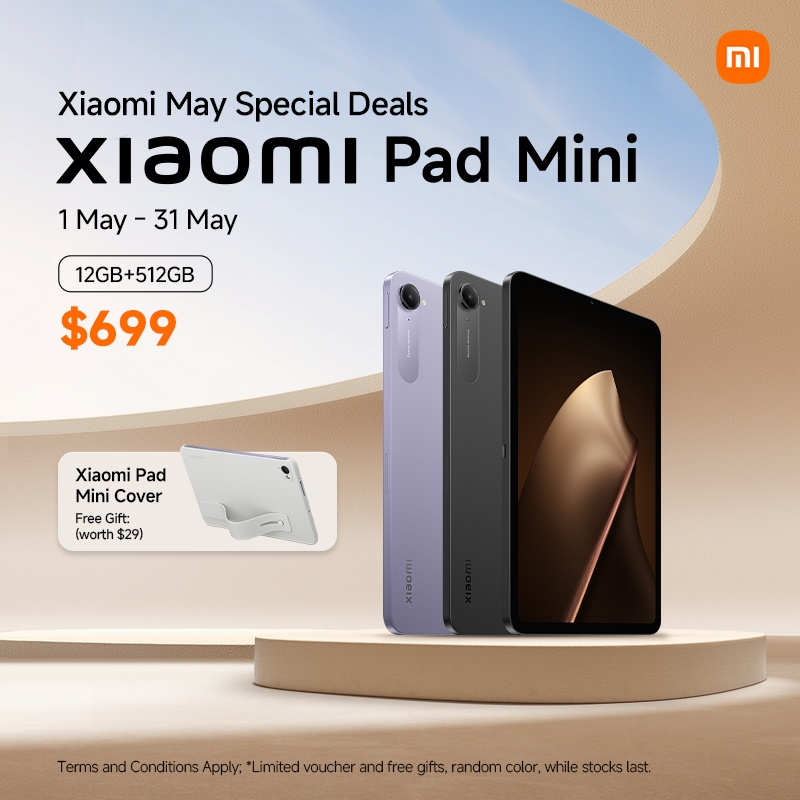 Xiaomi Pad Mini (Tablet) | 12GB+512GB, 8.8
