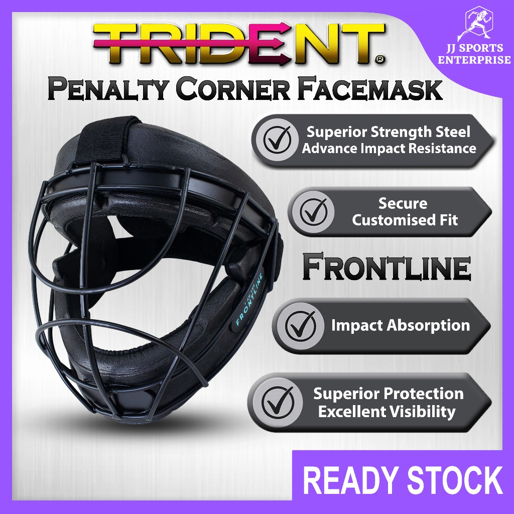 Trident Frontline Penalty Corner Face Mask Hockey Penalty Corner ...