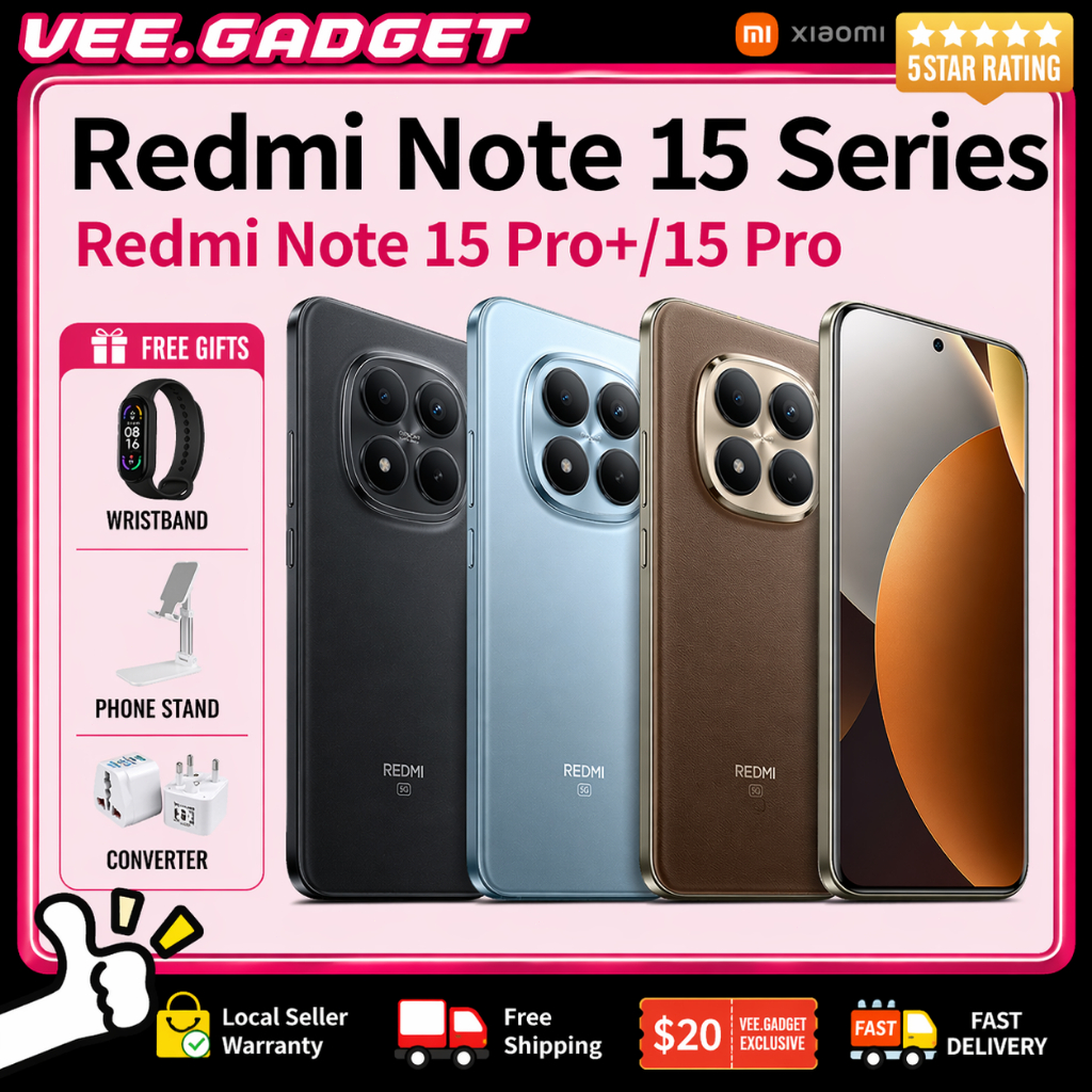 Redmi Note 15 Pro+/Redmi Note 15 Pro | Shopee Singapore