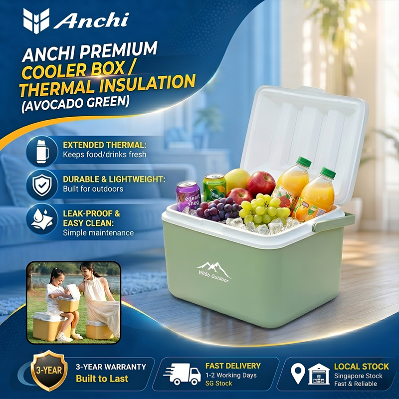 10L 16L 30L Ice Box Camping Small Cooler Box Food&Drink Fishing Heavy ...