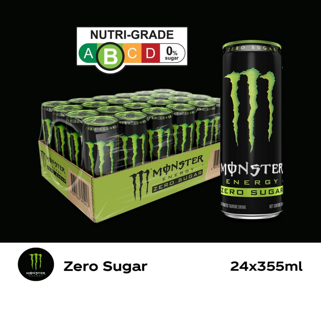 Monster Energy Drink Zero Sugar 24 x 355ML - Carton | Shopee Singapore