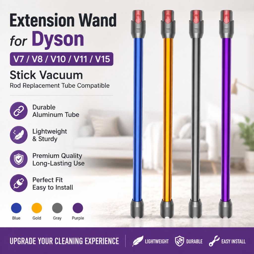 Extension Wand for Dyson V7 V8 V10 V11 V15 Stick Vacuum Rod Replacement ...