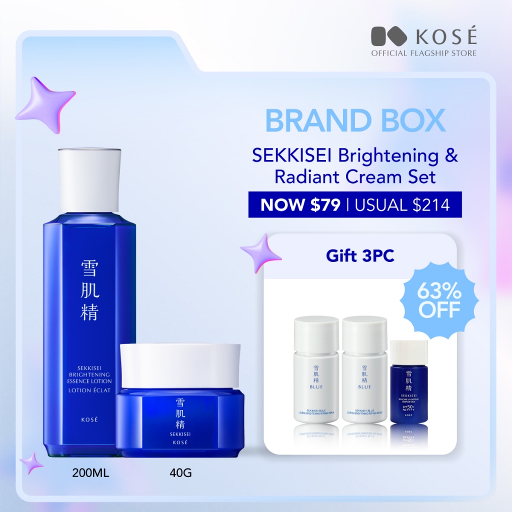 [11.11 Exclusive] Kose Sekkisei Brightening and Radiant Cream Set ...