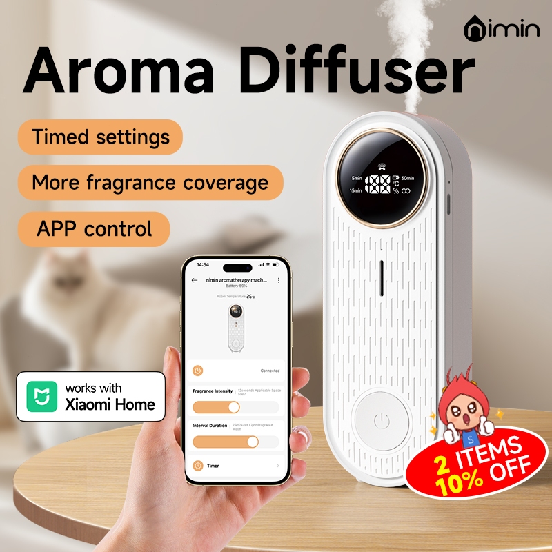 SG nimin/ Global App Fragrance Ultrasonic Aroma Diffuser Waterless ...