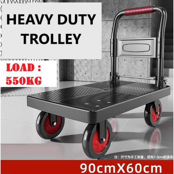 Foldable Trolley Heavy Duty Trolley Portable Cart Shopping Cart Folding ...