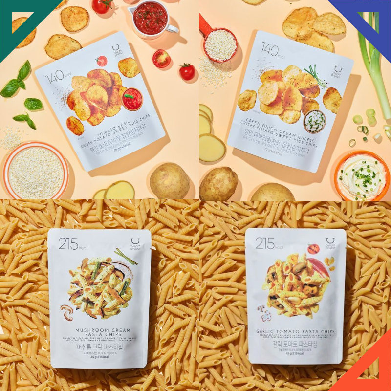 [Delight Project]Crispy Potato Sweet Rice Chips (Green Onion Cream ...