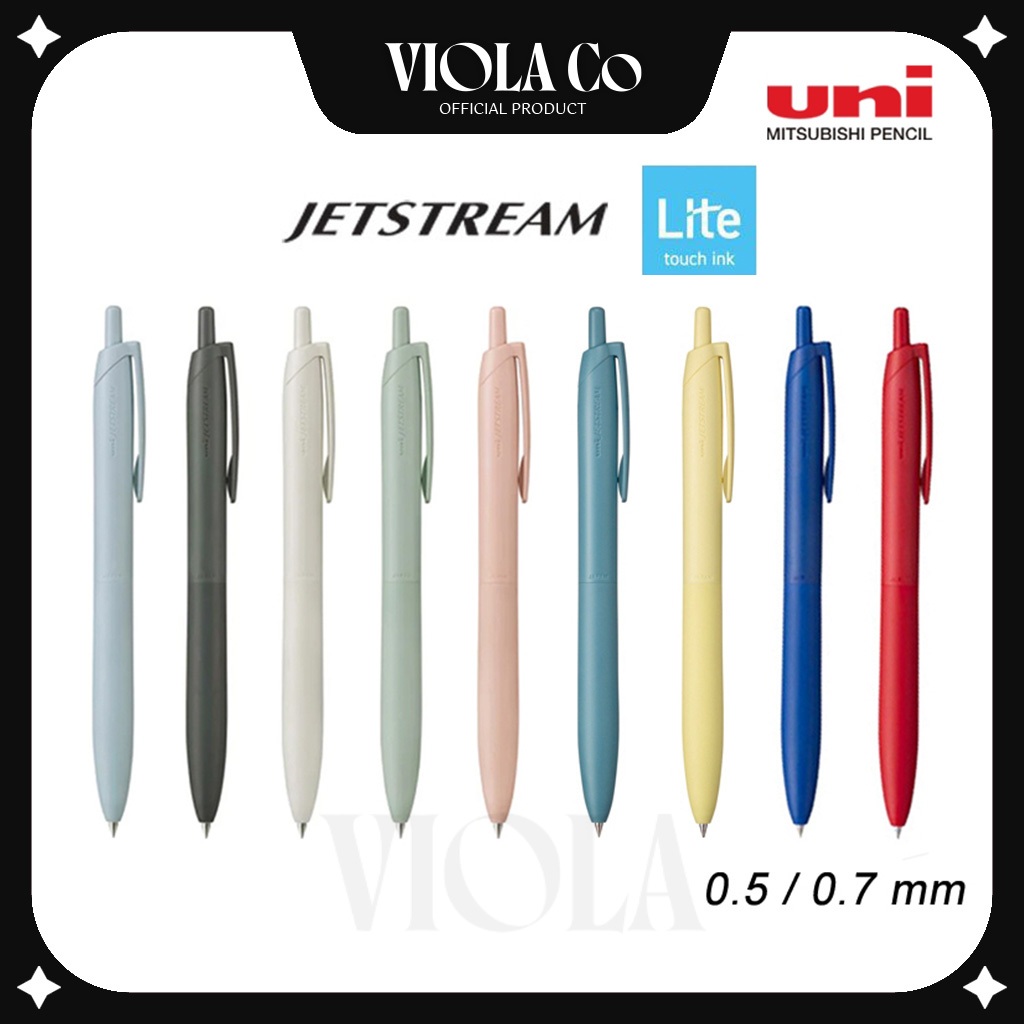 Uni Jetstream Lite Touch Ink Pen 0.5mm, 0.7mm [Made In Japan] | Shopee ...
