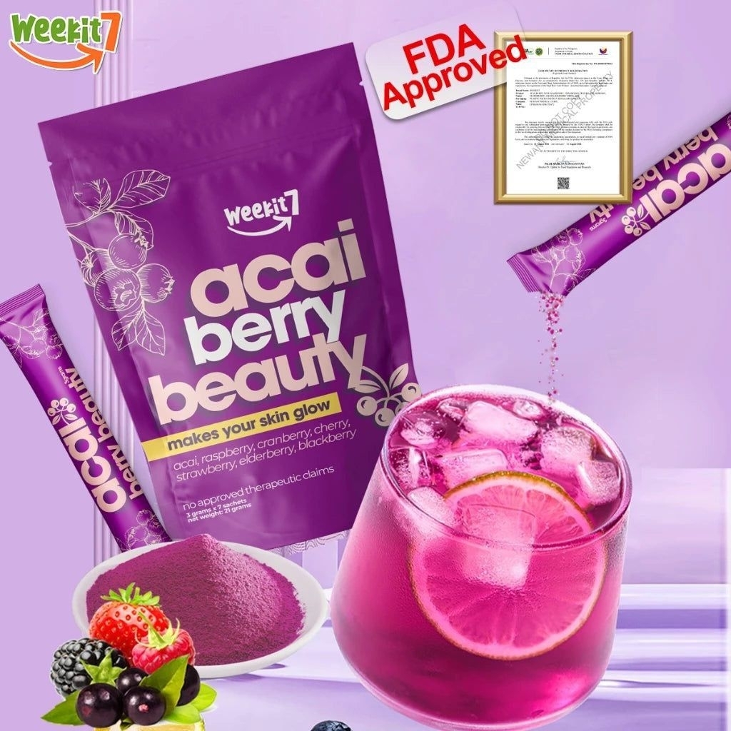 ACAI BERRY BEAUTY POWDER JUICE by WEEKIT | Shopee Singapore
