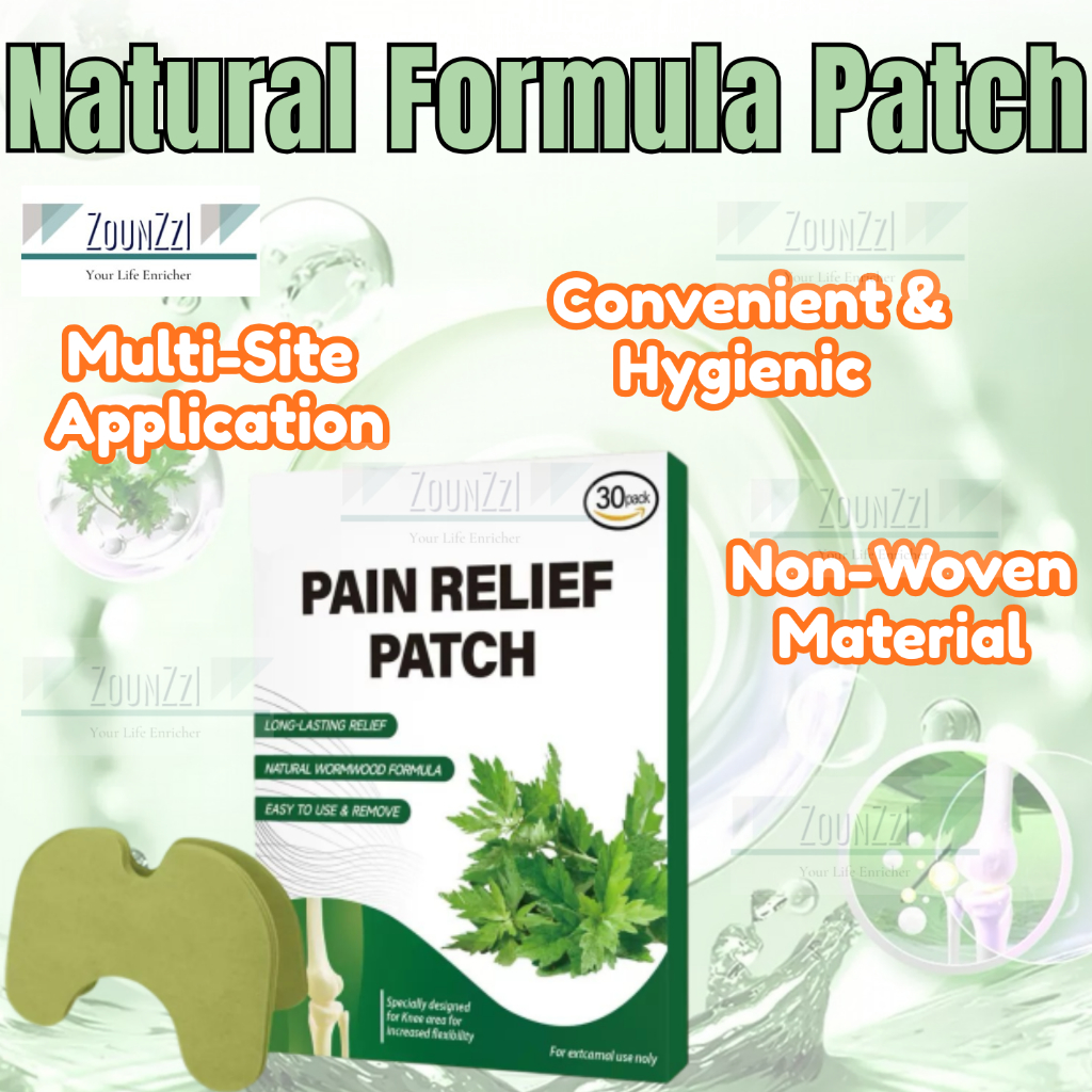 30Pcs Natural Ginger Knee Muscle Joint Pain Relief Patch Sport Neck Arm ...