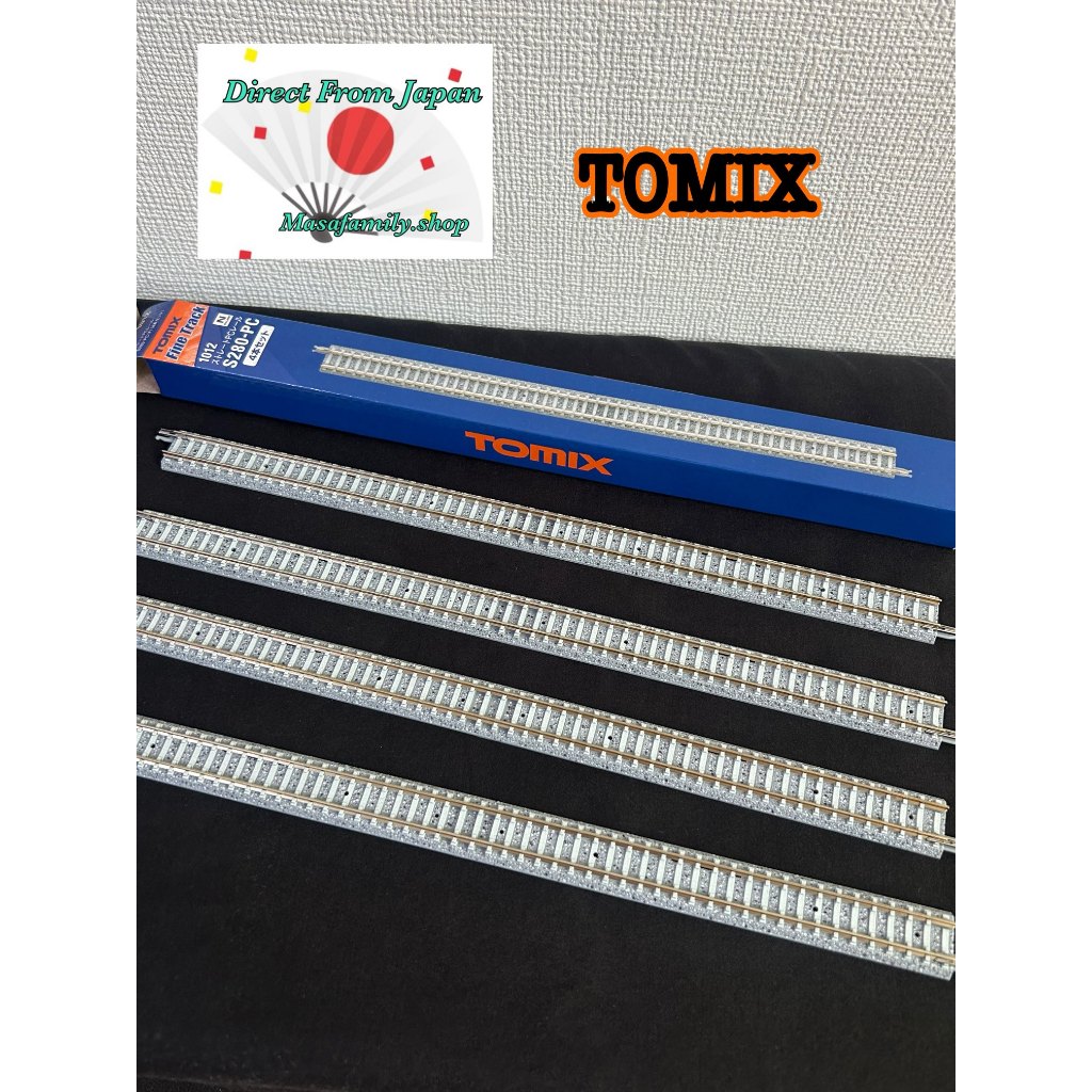 TOMIX Fine Track 1012 Straight Track S280-PC (4pcs Set) | N Gauge ...