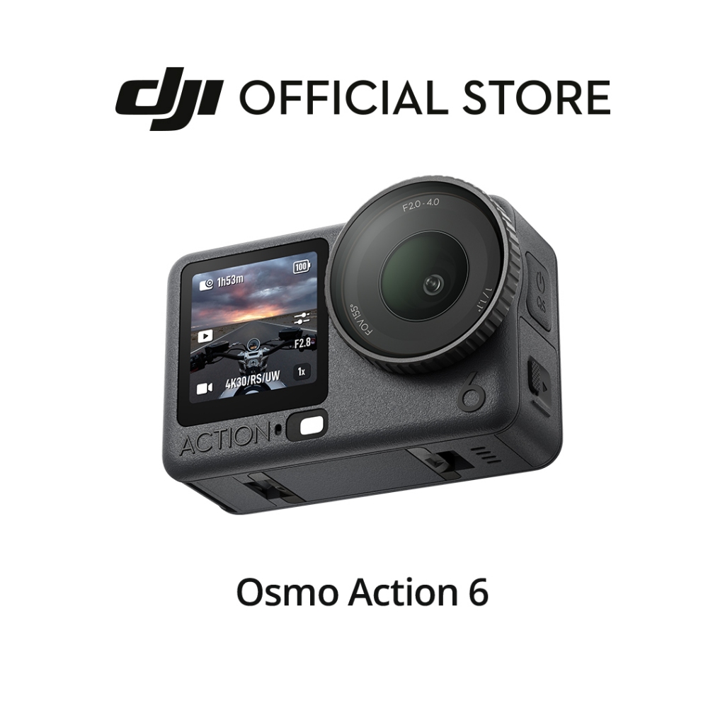 DJI Osmo Action 6 - All-New 1/1.1-Inch CMOS | 32x Slow Motion | Gesture ...