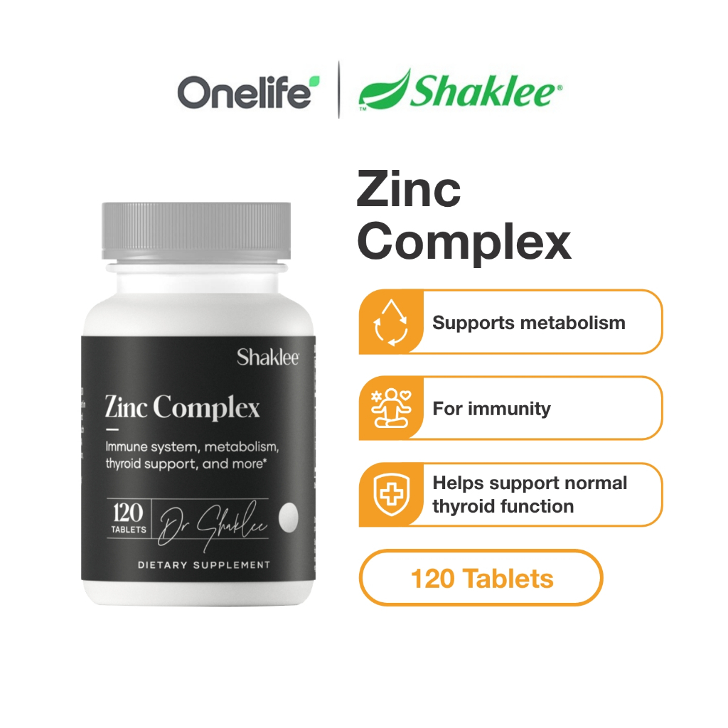 Shaklee +Z Boost Zinc Complex 120 Tablets - For Metabolism, Immunity ...
