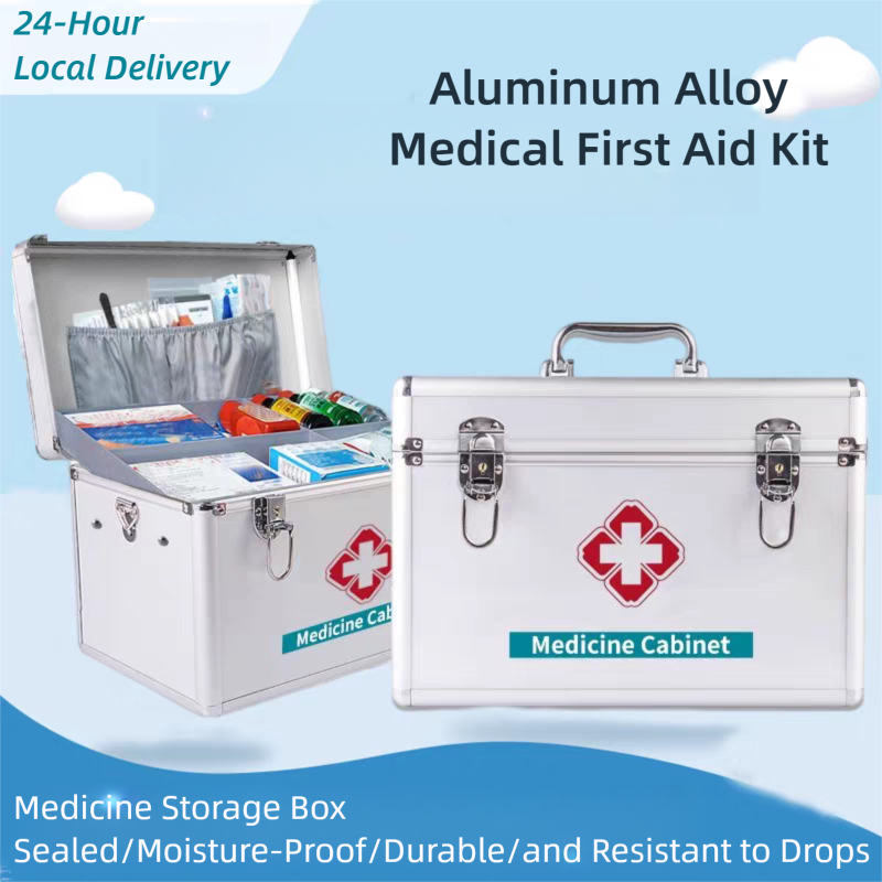 Multi-layer emergency medical kit Aluminum Alloy First Aid Kit ...