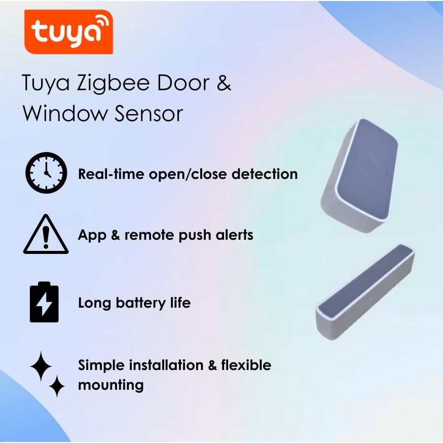 Tuya Smart ZigBee Door & Window Sensor | Magnetic Contact Sensor, Real ...
