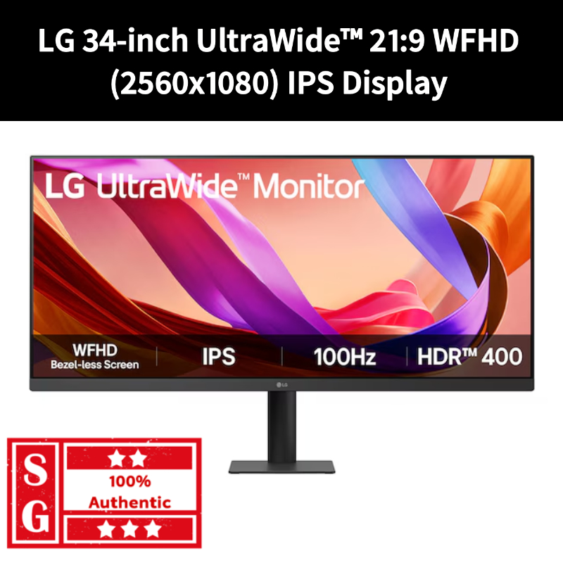 LG 34-inch UltraWide™ 21:9 WFHD (2560x1080) IPS Display 34U511A-B ...