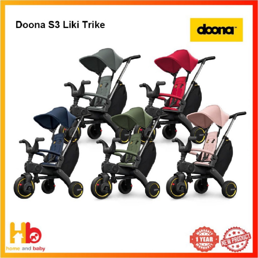 Doona S3 Liki Trike - Assorted Colors (SG Ready stock for all