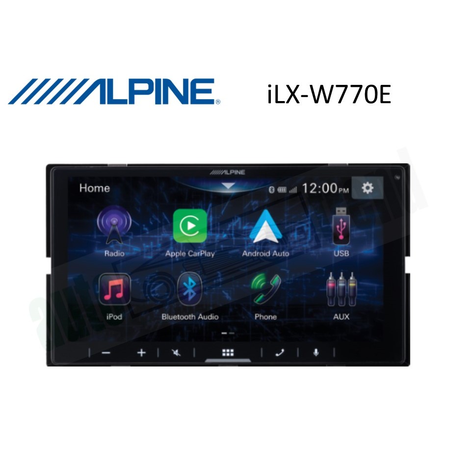 Alpine iLX-W770E 7-inch Car Multimedia Player with Apple CarPlay ...