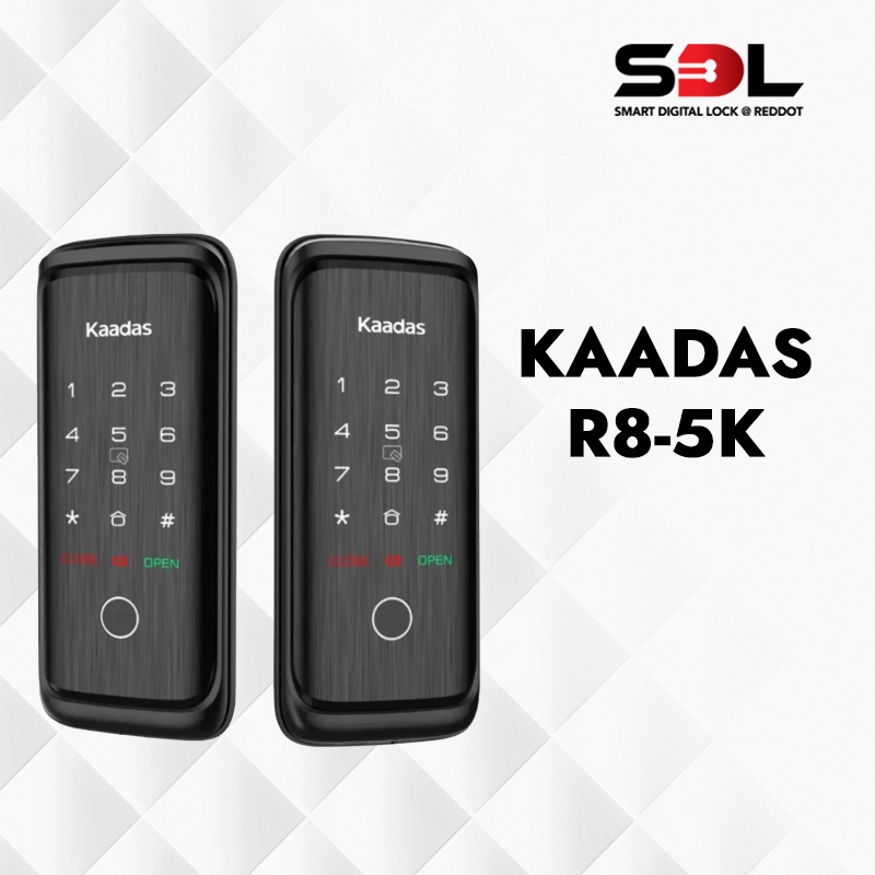 Kaadas R8-5K Fingerprint Gate Digital Lock | Pin | Card | Key, Include ...