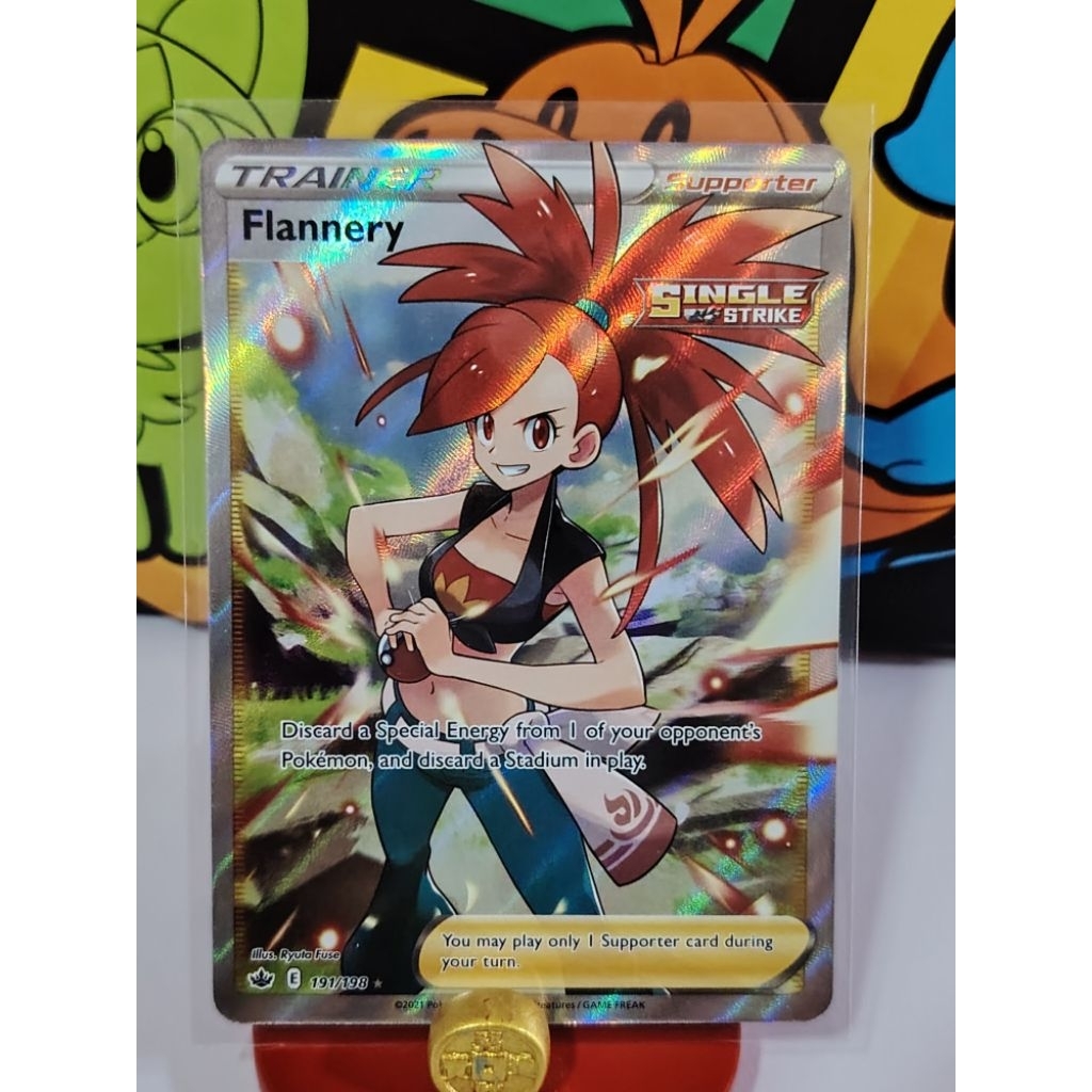 Flannery 191/198 Chilling Reign Full Art Ultra Rare Sword & Shield Singles  Pokemon TCG Trading Card Game | Shopee Singapore