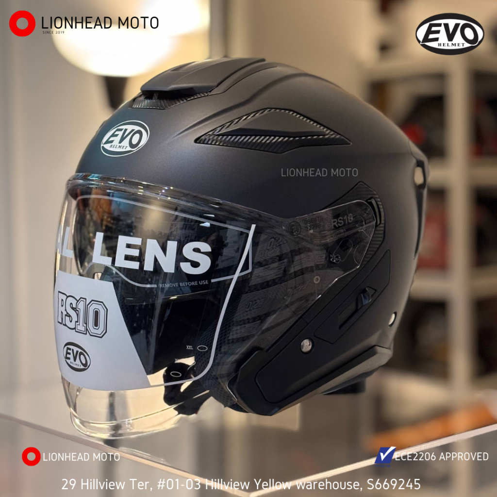 EVO RS10 AND RS9 MOTORCYCLE HELMET SUNVISOR ECE2206 ECE2205 PSB