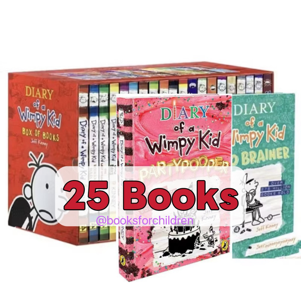 Diary of a Wimpy Kids 25 books | Shopee Singapore