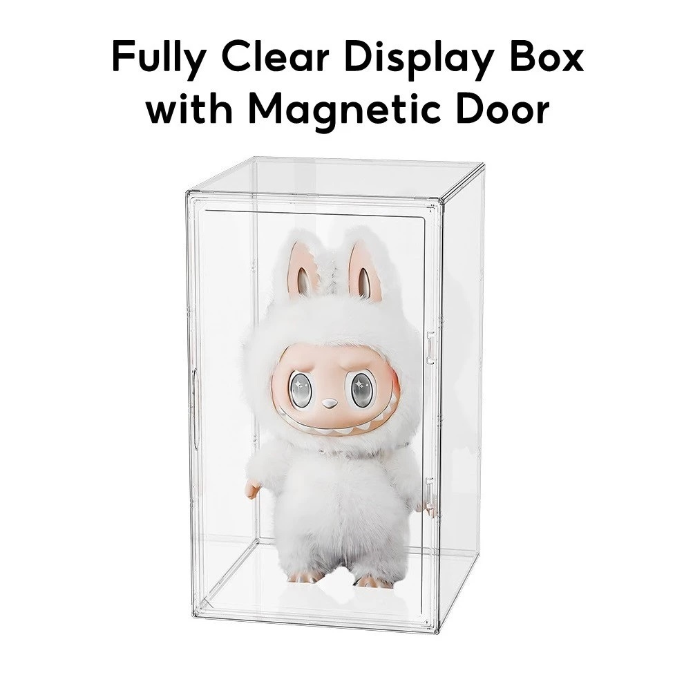 Acrylic Clear Display Box Zimomo Angel In Clound Labubu 58CM