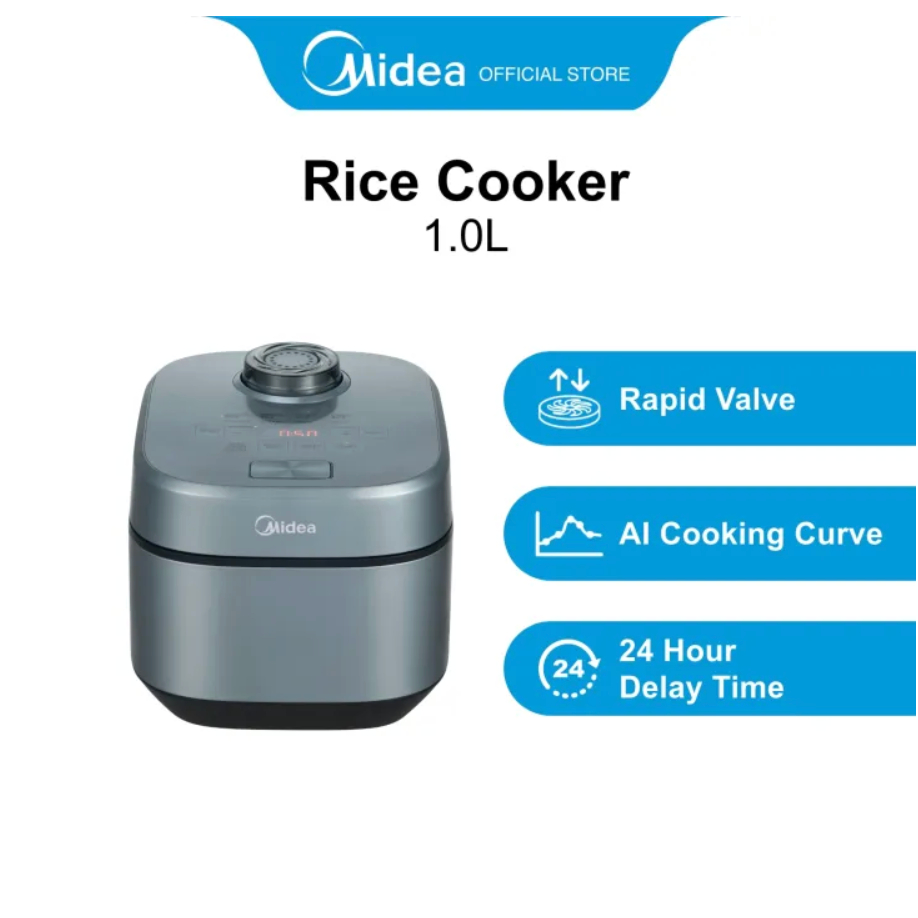 Midea Rice Cooker MRD100T1BDG | Shopee Singapore