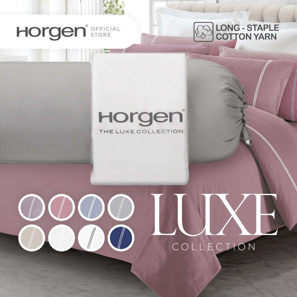 Horgen Luxe Collection Barrett Hotel Series Egyptian Cotton Bolstercase ...
