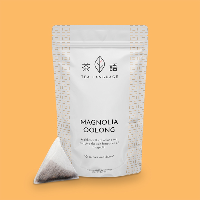 Magnolia Oolong Tea (10 Biodegradable Pyramid Tea Bags) 玉兰乌龙 | Shopee ...