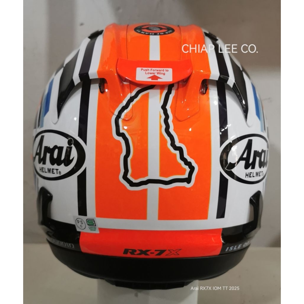 Arai RX7X IOM TT 2025 (NEW) PSB Approved | Shopee Singapore