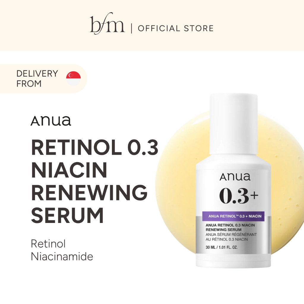 Anua Nano Retinol 0.3% + Niacin Renewing Serum (30ml) | Shopee