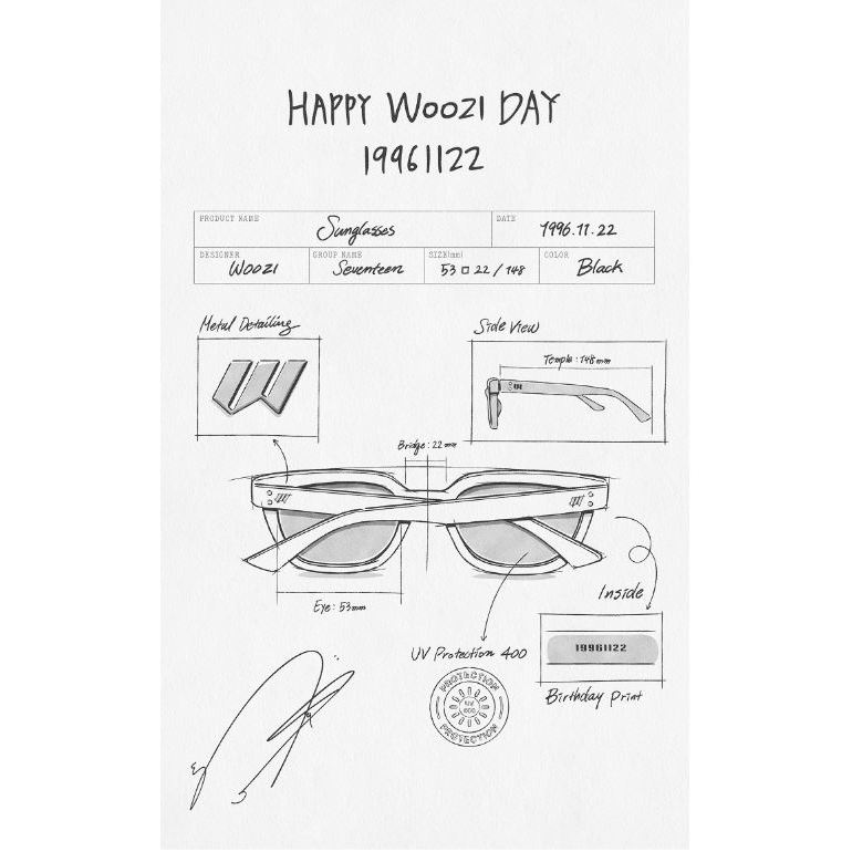 SEVENTEEN HAPPY WOOZI DAY [SUNGLASSES] HAPPY DAY 1st | Shopee
