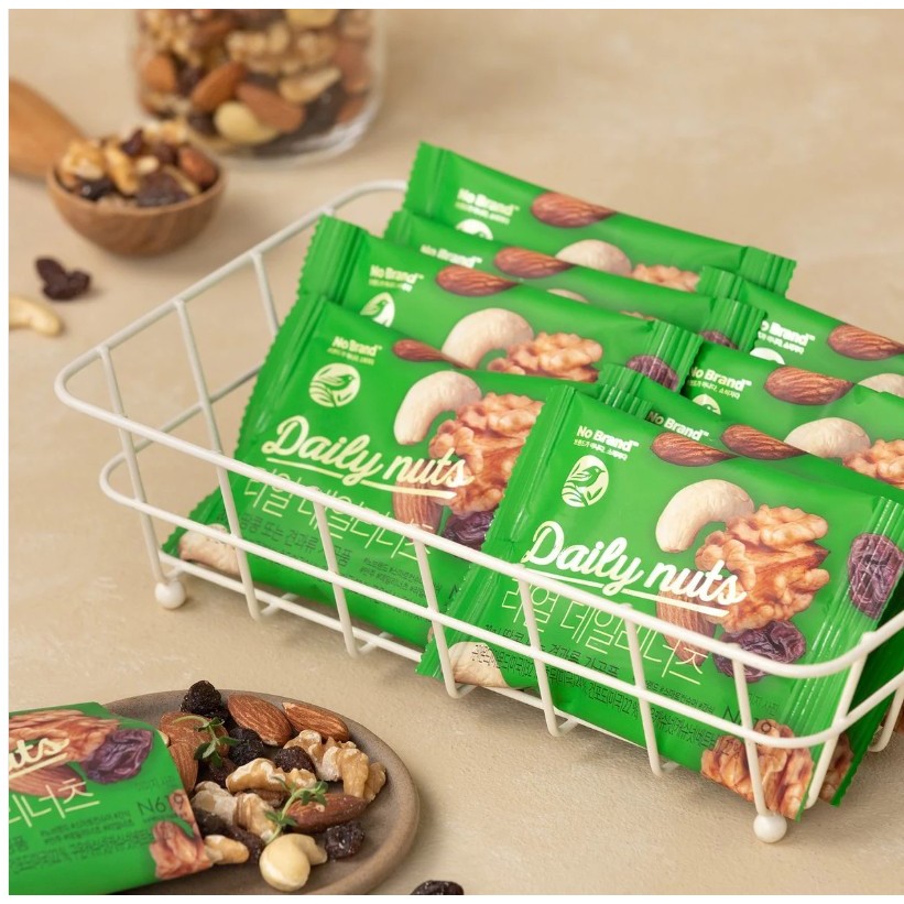 Emart No Brand Real Daily Nuts 20g x 20 Packs perfect mix of walnuts ...