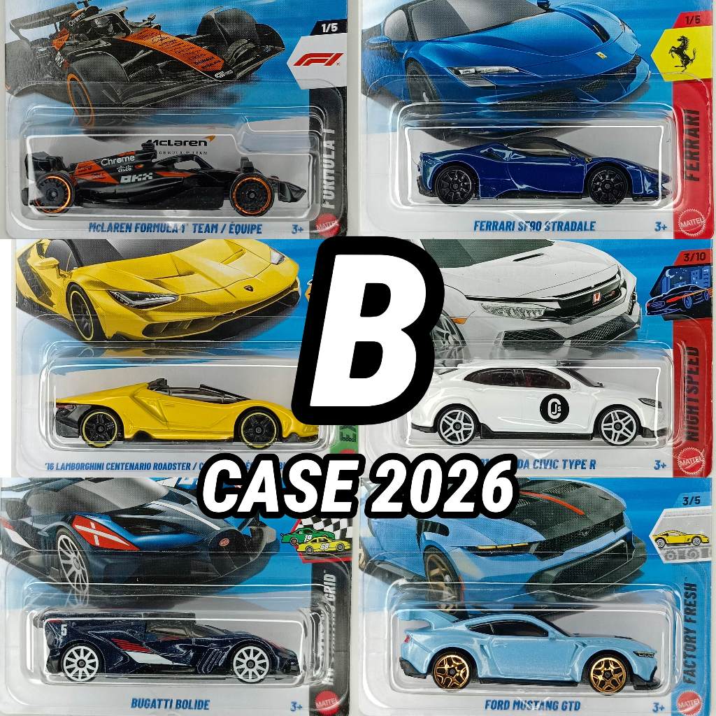 SG Seller] Hot Wheels Mainline cars 2026 Latest case 1:64 diecast
