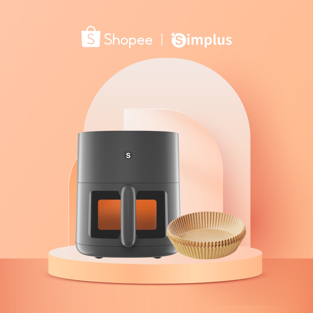 [BRAND BOX] Simplus 5L Air Fryer + 30pcs Air Fryer Parchment | Shopee ...
