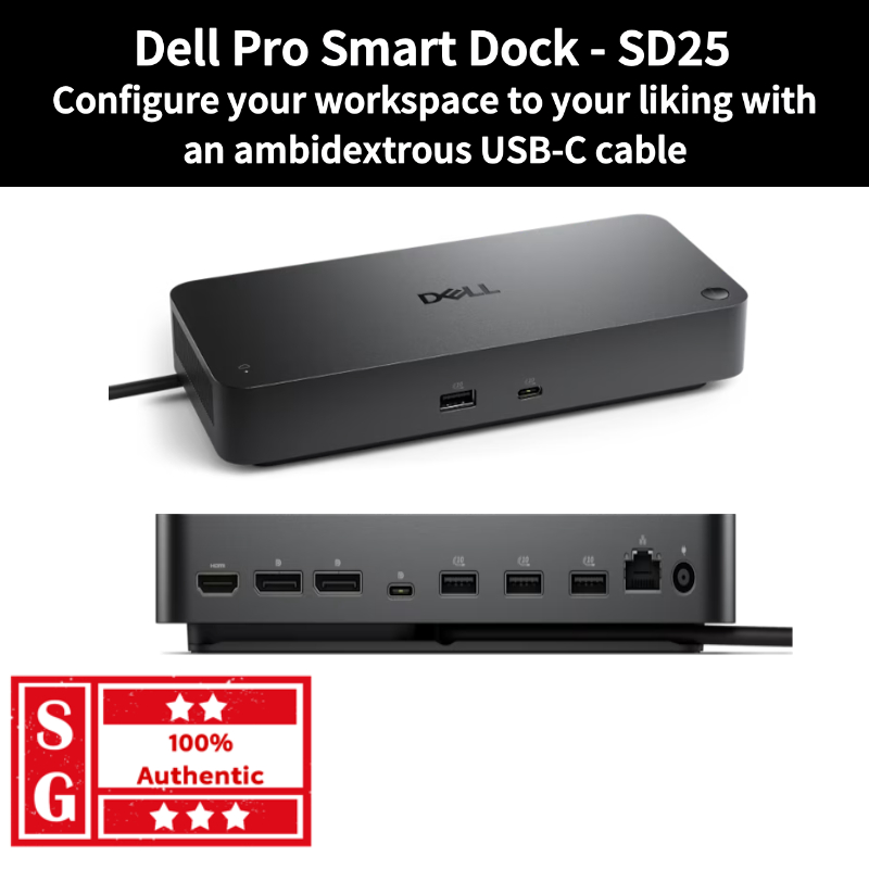 Dell Pro Smart Dock SD25 Docking Station 210-BRJY Dell Docking Station ...