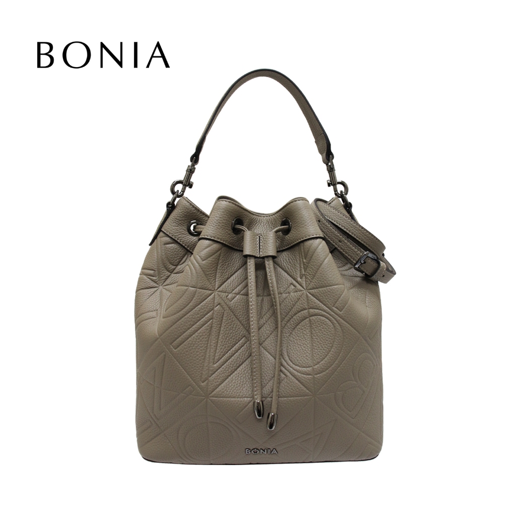 Bonia Zola Bucket Bag 801629-003 | Shopee Singapore