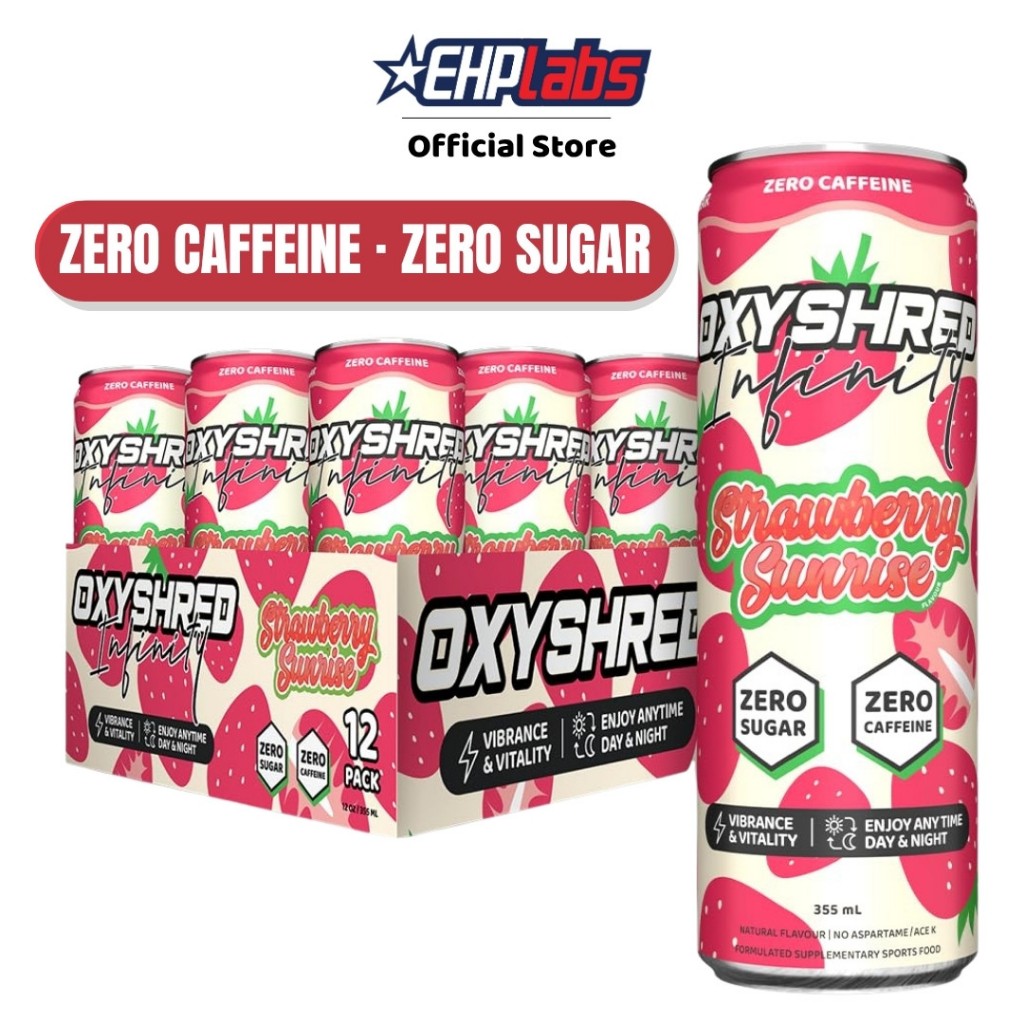 EHPlabs OxyShred Infinity Caffeine-Free Sugar-Free Energy Drink ...