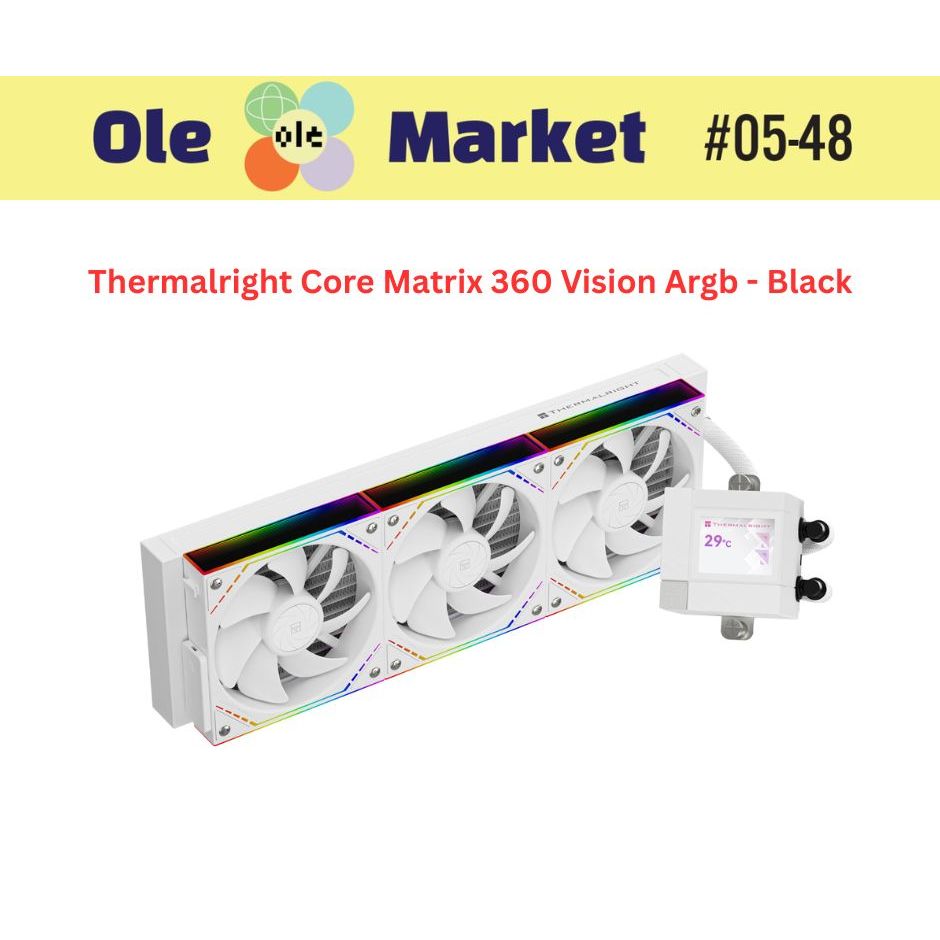 Thermalright Core Matrix 360 Vision Argb - Black | Shopee Singapore