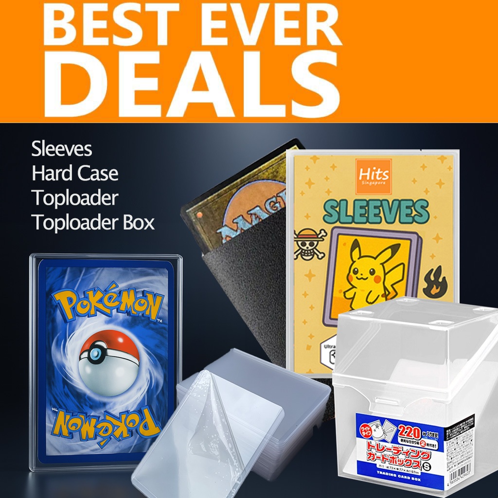 TCG Sleeves/TopLoader/ TCG Deck box/TCG Hard Case/Kpop Sleeve/Magnetic Case/ Card Stand/PSA Box, One Piece, Pokmon | Shopee Singapore