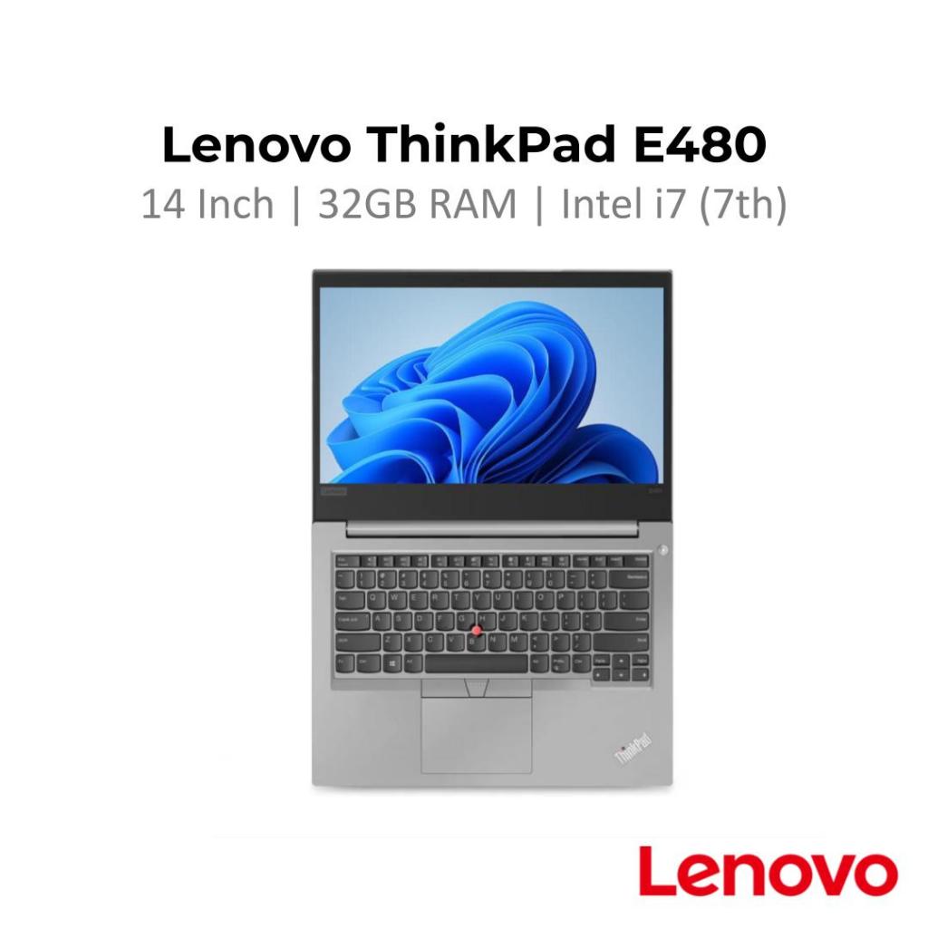 Refurbished] Lenovo ThinkPad E480 | 14 Inch i7 Laptop | 7th Gen