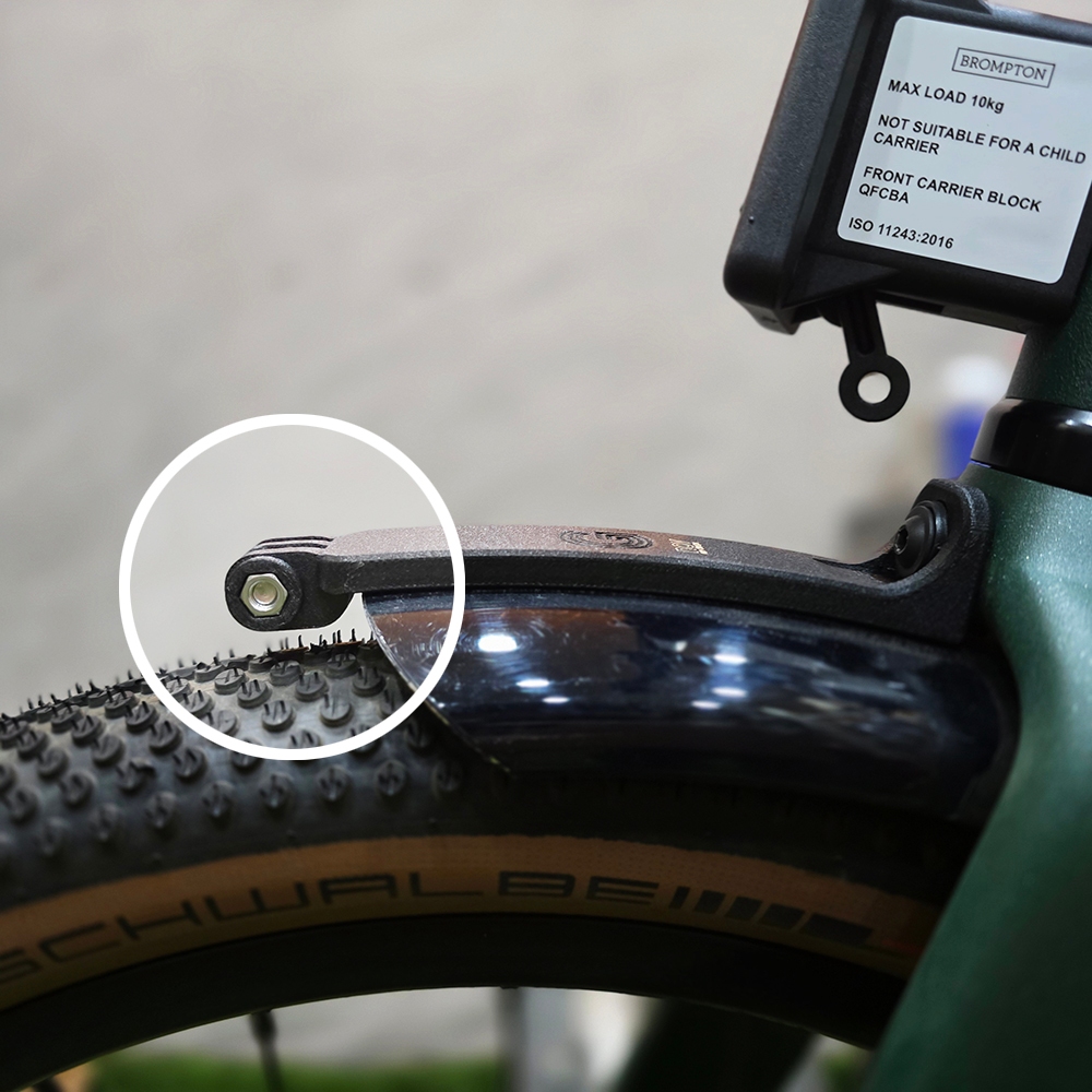 nov Light Mount for Brompton G line - use with mudguard (GoPro mount ...